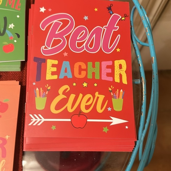 NWT 48 Teacher Appreciation little cards/books. They can color in them. - Picture 6 of 16